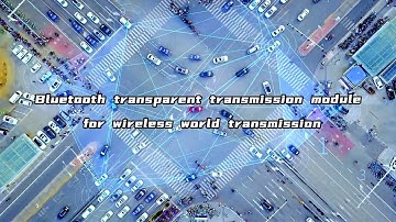 Bluetooth transparent transmission module for wireless world transmission