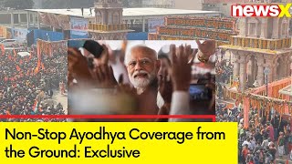 Massive Crowds Gather Ahead of PM Modi's Ayodhya Visit | Ground Reactions | NewsX