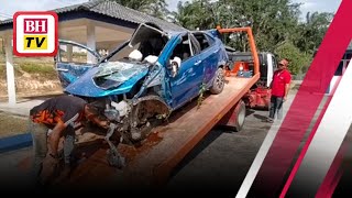 Tiga Sekeluarga Maut Kemalangan