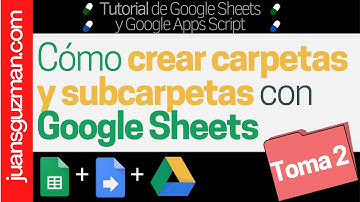 Cómo crear una carpeta y subcarpetas en Google Drive con macros y Google Apps Script