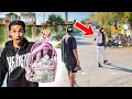 $20,000 In A Clear Backpack Prank IN THE HOOD (part 2)