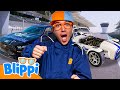 Blippi e Meekah Aprendem Sobre NASCAR! 🚗💨 Veículos e Carros com Blippi em Português