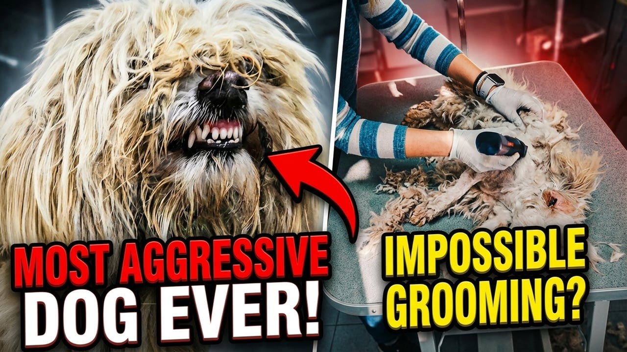 We Had To SEDATE Him... Extreme Aggressive Dog Rescue