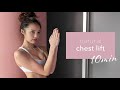 2カップアップ + おわん型の胸に！誰でも効果が出る胸トレ / natural chest lift in 10min