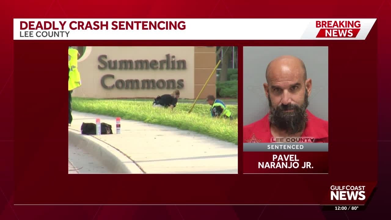 Man gets over 14 years in prison following conviction in 2017 DUI motorcycle crash in Fort Myers