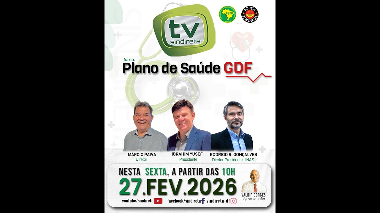TV SINDIRETA - PLANO DE SAÚDE - GDF