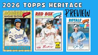 PREVIEW: 2026 Topps Heritage - Everything You NEED to Know!
