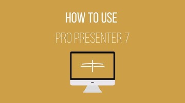LBCC Music & Tech Team: How To Setup Screens & Use Pro Presenter 7