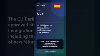 Spain immigration news in 45 seconds #shorts
