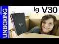 LG V30 unboxing -¿demasiado TARDE para un móvil de película?-