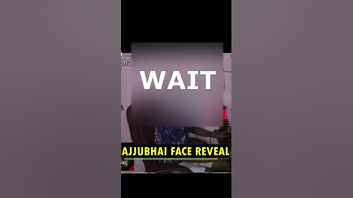 AJJUBHAI FACE REVEAL FINALLY IN 15 SECOND | TOTAL GAMING FACE REVEAL | AJJUBHAI FACE REVEAL  #shorts