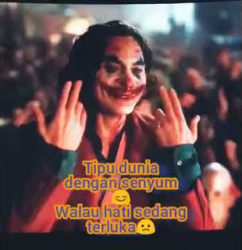 Snap WA Joker sedih terbaru😊
