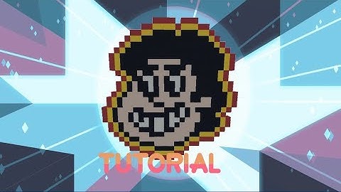 Minecraft Steven Universe Steven Pixel Art Building Tutorial