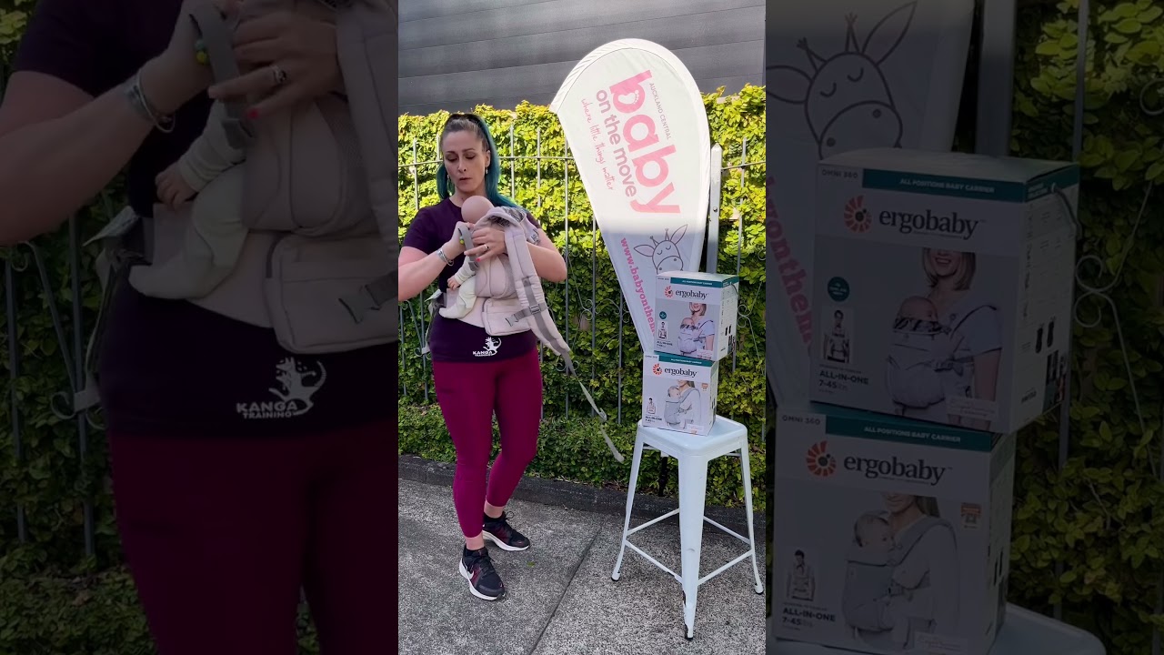 Как перекрещивать лямки в слинге Ergobaby | Инструкция по ношению ребенка в слинге