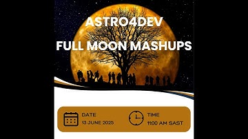 Astro4dev Full Moon Mashups: Astronomy Techniques for Development