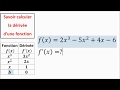 Première étape Pour Calculer La Dérivée D Une Fonction Première étape Pour Calculer La Dérivée D Une Fonction