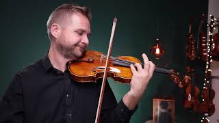 Decorative Sample with Ornate Carvings Violin No. 169 from