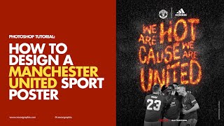 How to design a Manchester United poster (New) screenshot 2