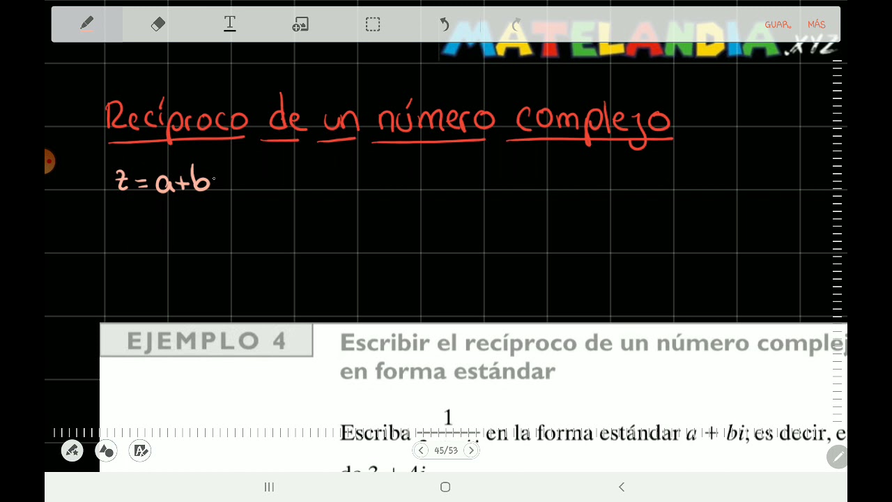 Forma Estandar De Numeros Complejos