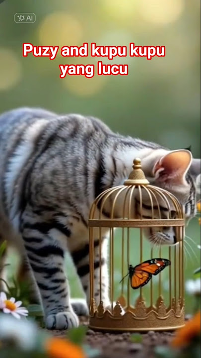 Puzy and kupu kupu yang lucu#puzyandbutterflycute#gemesinbanget
