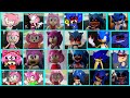 Sonic The Hedgehog Movie - Amy x vs Sonic EXE Uh Meow All Designs Mega Compilation