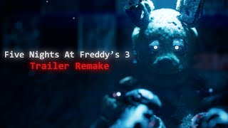 Five Nights at Freddy's 3 Trailer Remake [FNaF/Blender]