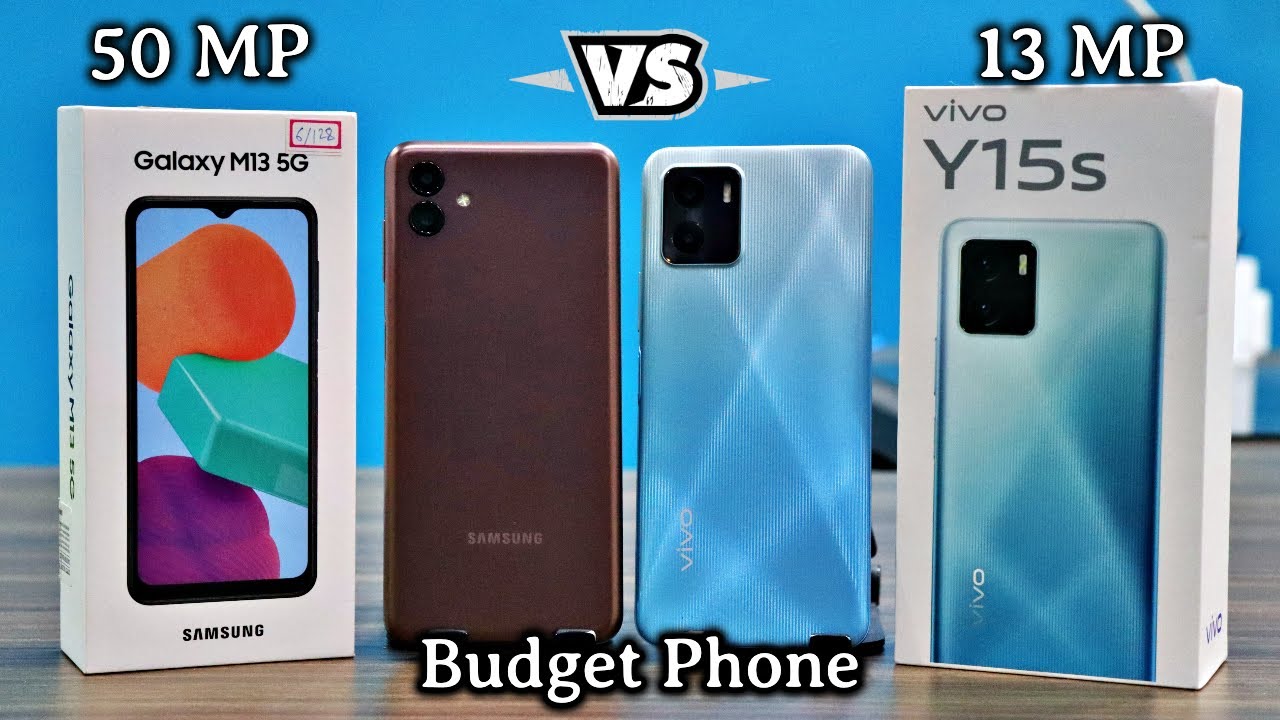 VIVO Y15s vs Samsung Galaxy M13 5G 🔥13MP vs 50 MP Camera 📸 5000 mAh 🔋 ...