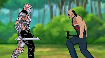 Jason x vs victor Crowley animations dc2