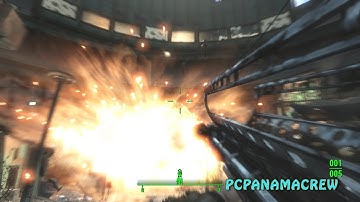 FALLOUT 4 PC Gameplay - Diamond City Nuclear Massacre(Experimental MIRV) | HD 4600 & i7 4790K |