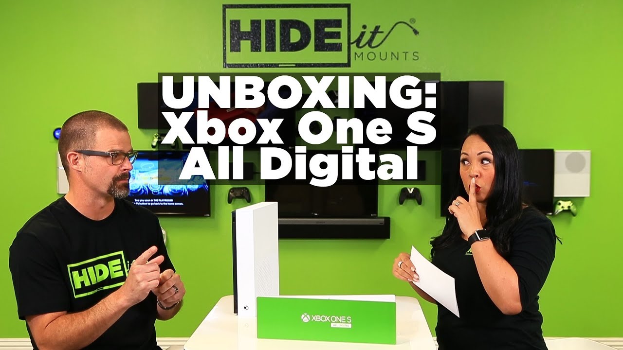 UNBOXING: Xbox One S All Digital – HIDEit Mounts