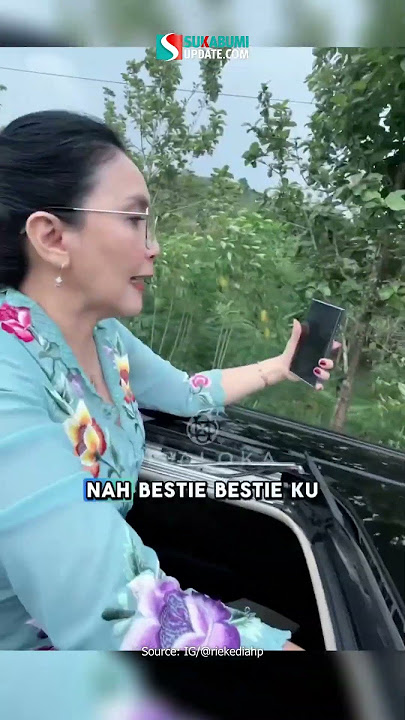 Artist Oneng Visits Sukabumi, Complains About Damaged Roads in Cikidang, and Urges KDM to Intervene