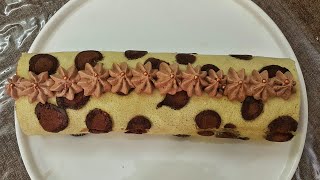 طريقة عمل سويسرول على شكل تايجر swissroll recipe