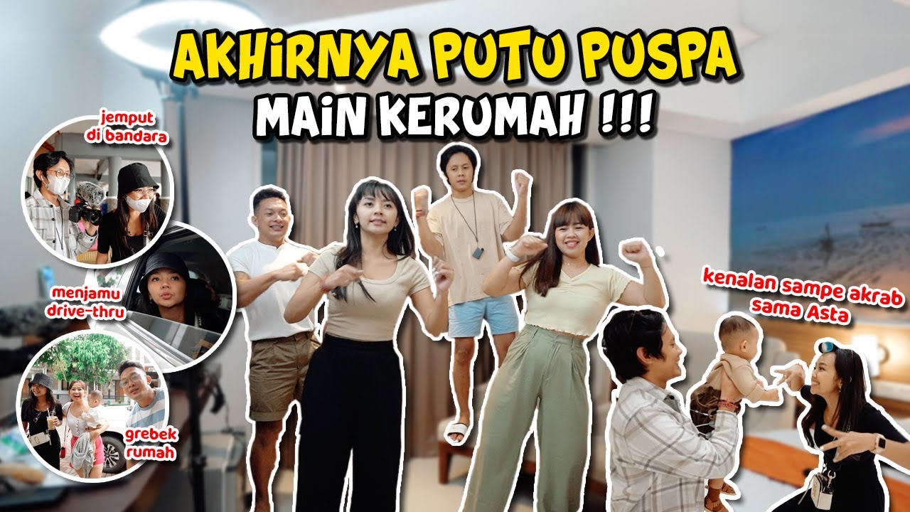 SETELAH 2 TAHUN GA KETEMU AKHIRNYA PUTU PUSPA MAIN KERUMAH !!! SUPER HAPPY ♥️