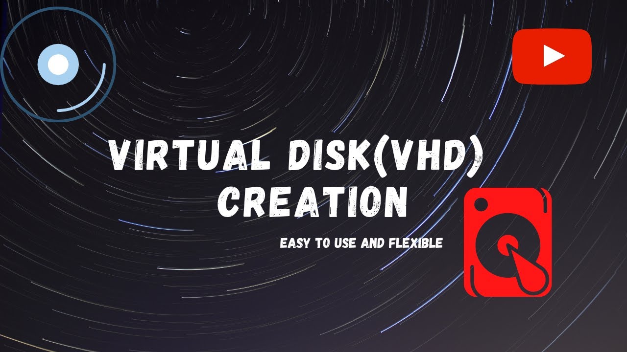 How to Create a Virtual Hard Drive (VHD) in Windows 10 - YouTube
