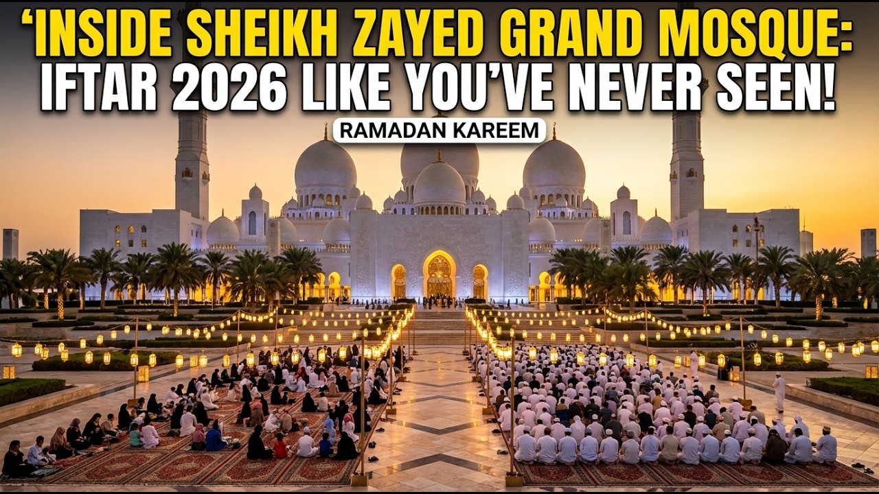 Inside Sheikh Zayed Grand Mosque: Iftar 2026 Like You’ve Never Seen