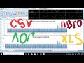 Чем записать лог с Авто,читение лог файла,неправильно отображается,CSV в Exel xls,как записать лог