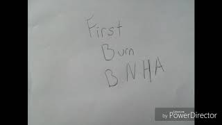 First Burn BNHA Animatic