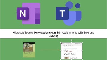 Microsoft Teams: Creating an Assignment with Editable PDF + How Students Edit With Text or Draw