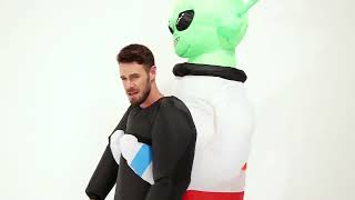 Hot Alien Inflatable Costumes Party Cosplay Sumo Funny Suit screenshot 4