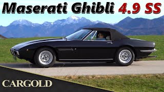 Maserati Ghibli 4.9 Ss, 1972, Supersportwagen Im Eleganten Italienischen Kleid, Spyder Conversion