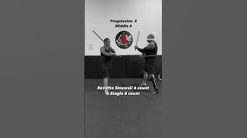 Progression 2 - Middle 6 - Reverse Sinawali 6 count + Single 8 count