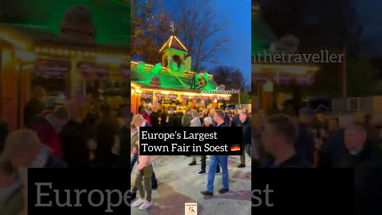 Europe’s Largest Town Festival: Kirmes in Soest, Germany 🇩🇪 