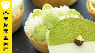 抹茶チーズのミニタルト Matcha cheese mini tart