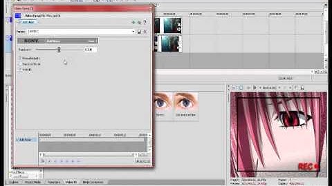 Video Camera effect- Sony Vegas