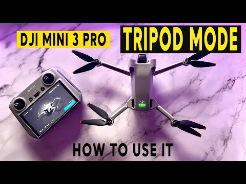 DJI Mini 3 Pro - TRIPOD MODE TUTORIAL ( DJI FLY 1.9.9)