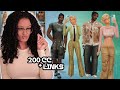 making sims using my FAVIOURITE Custom Content + Links | Maxis Match | The Sims 4