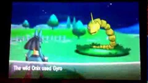 Pokemon X and Y Shiny Onix!