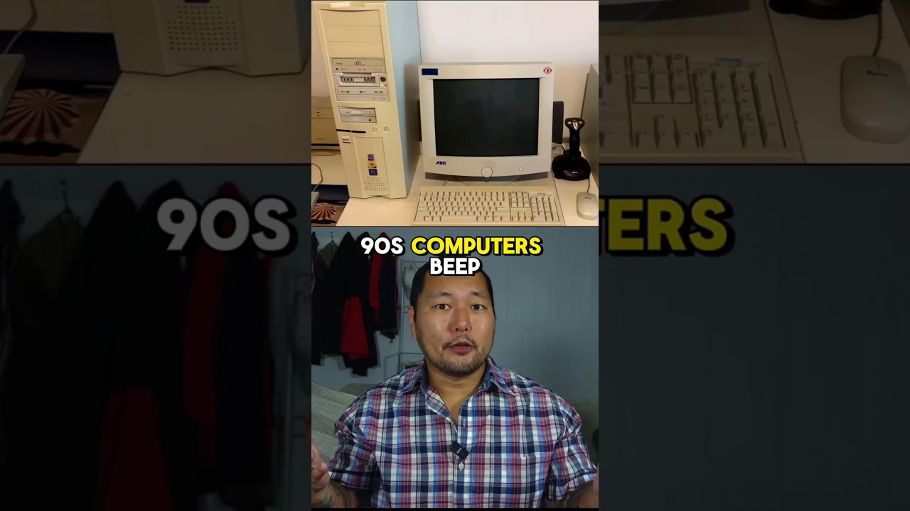 ⁣Why Did Early 90s Computers Beep When You Turned Them On?