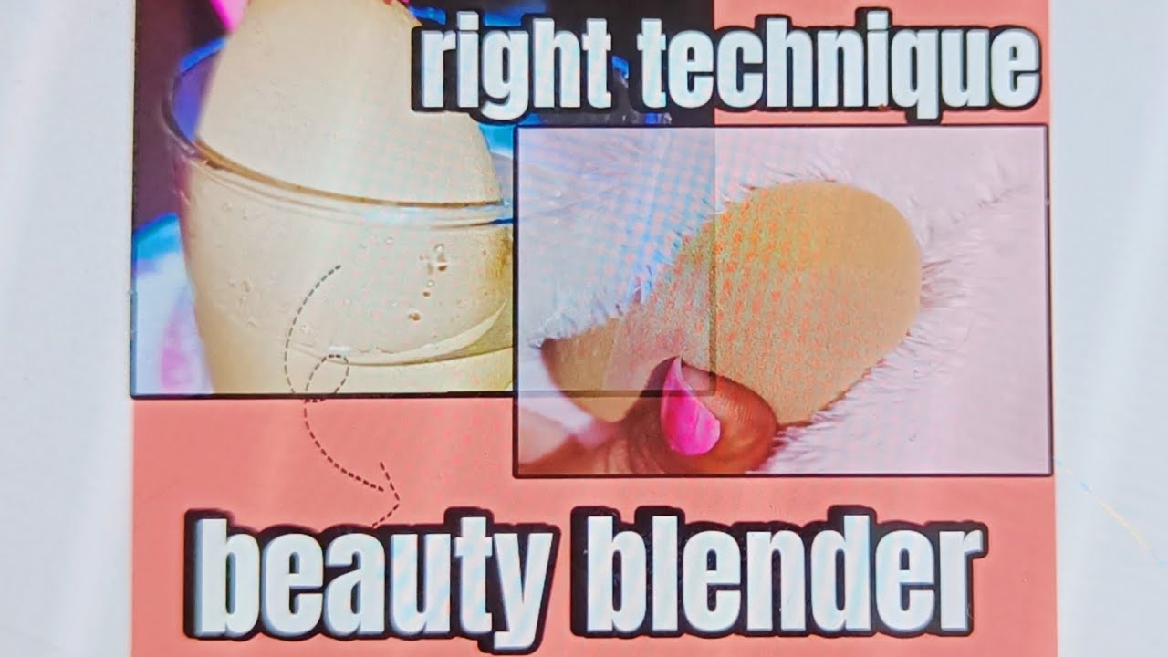 How to use beauty blenderBeauty blender use karne ka sahi tarika YouTube