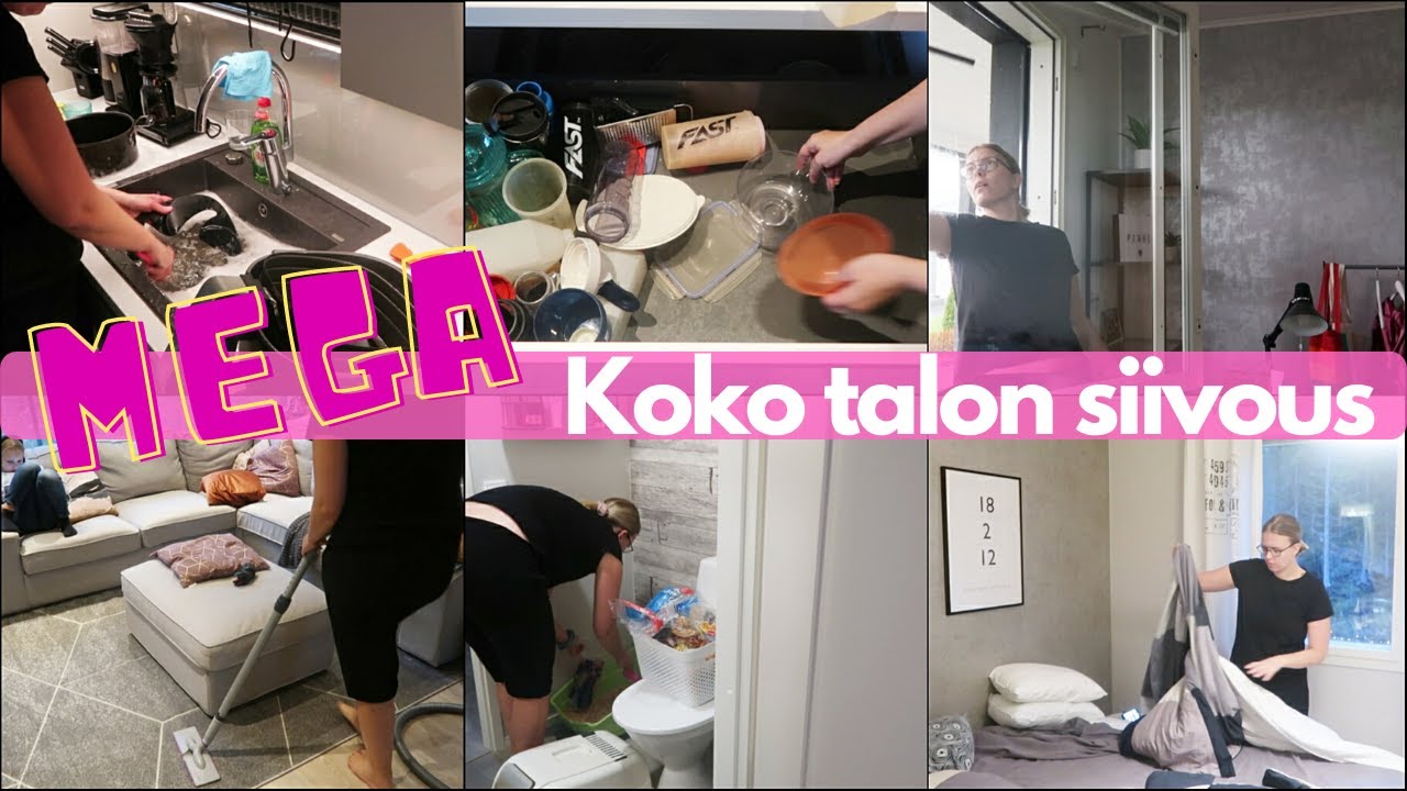 Koko päivän suursiivous | Siivousmotivaatiota